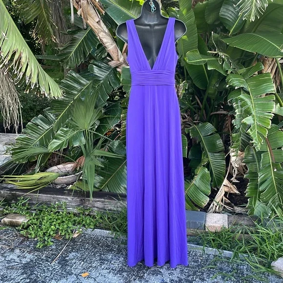chinese dress ladies BCBG Max Azria Women's Mitzi Purple sheath Stripe Date Night Size 6 Dr